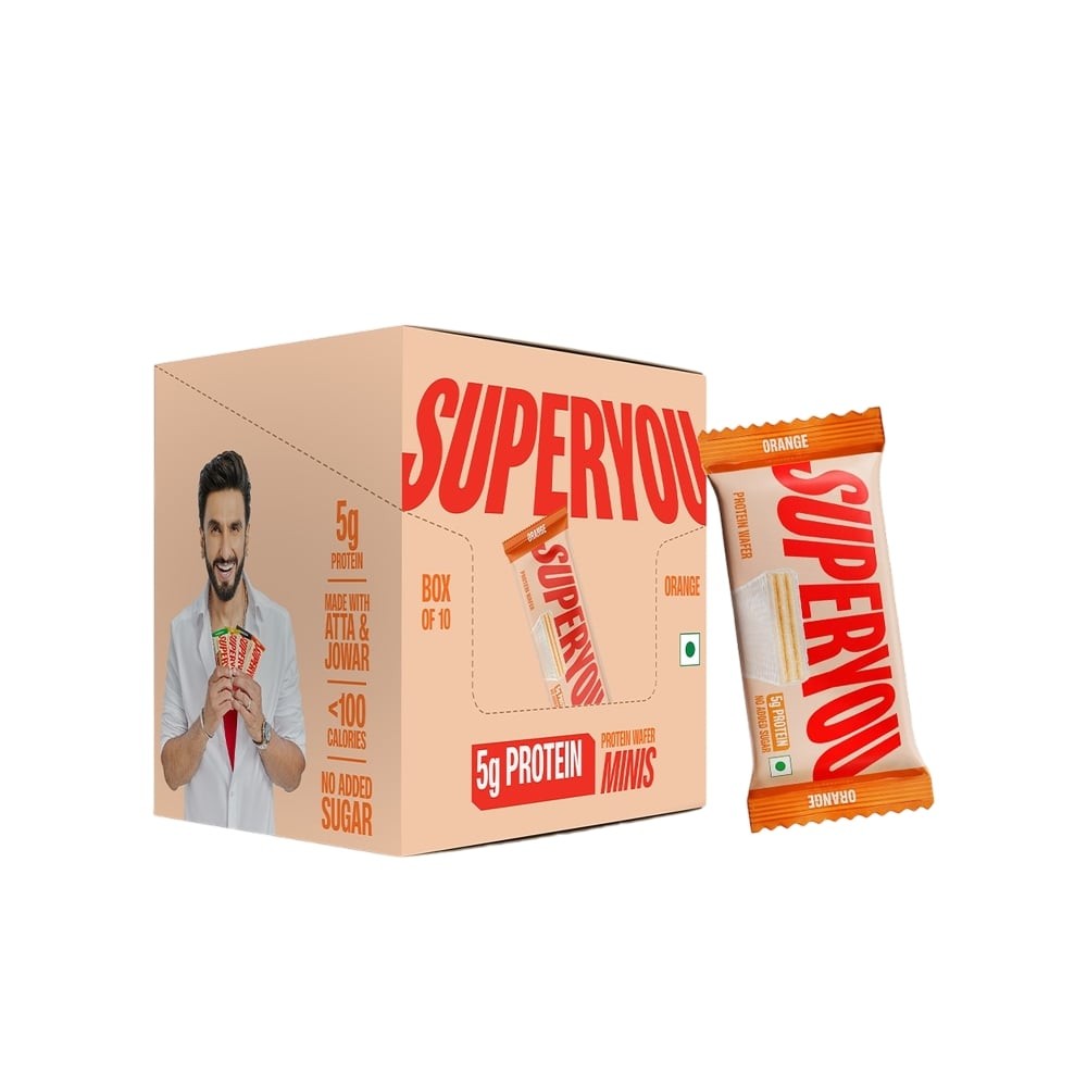 SuperYou Orange Mini Wafer Protein Bar Pack