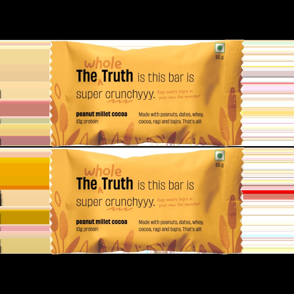 The Whole Truth Peanut Millet Cocoa Protein Bar