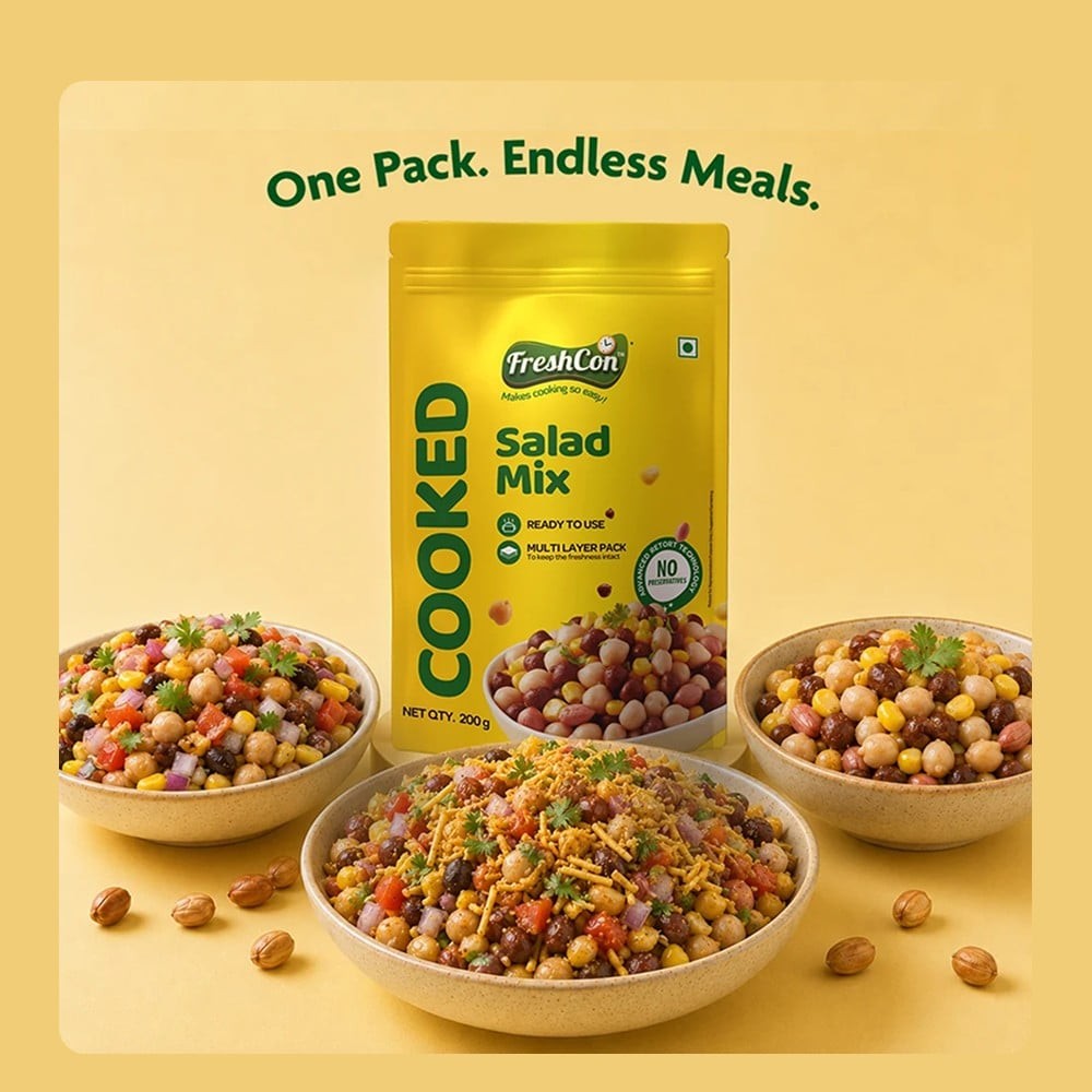 Freshcon Boiled Salad Mix Dal- Ready to Eat