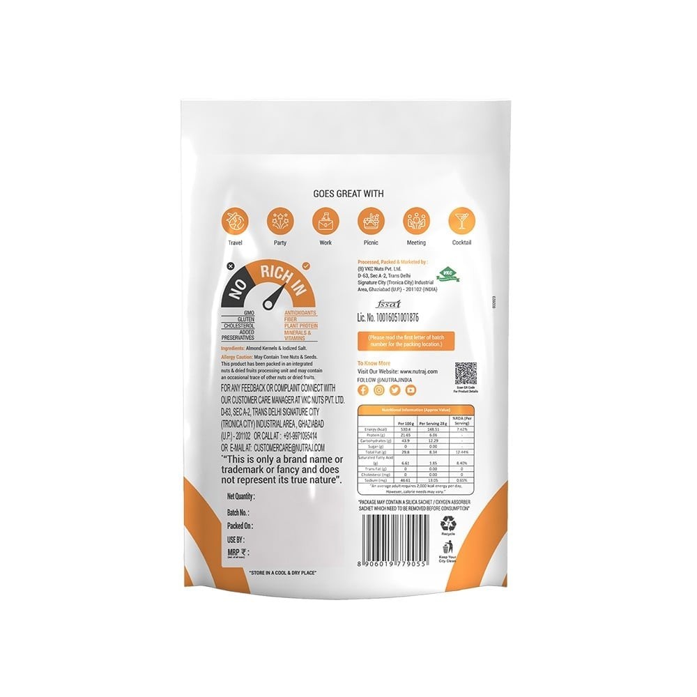 Nutraj Snack Rite Roasted & Salted Flavoured Almonds