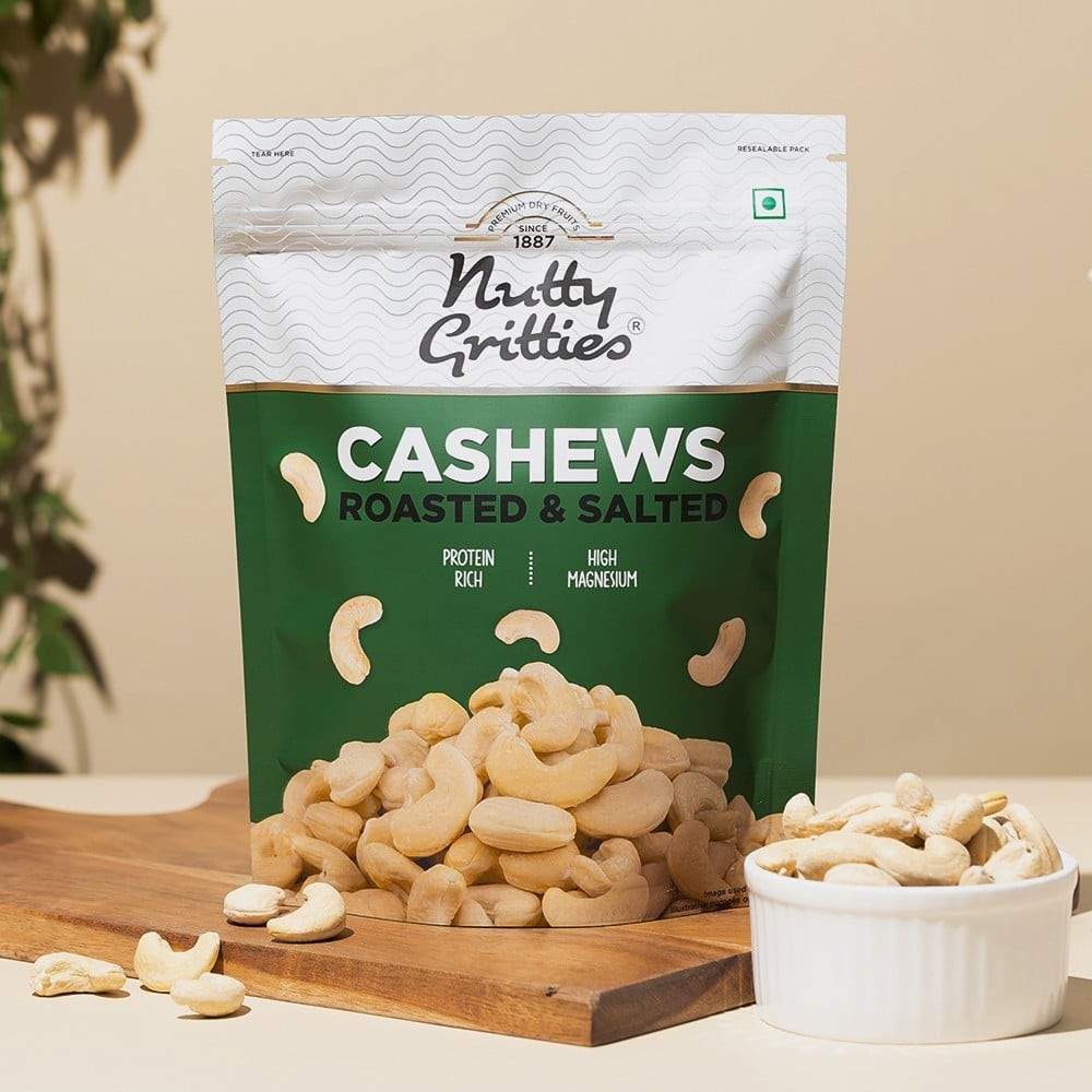 Nutty Gritties Lightly Salted & Roasted Jumbo Flavoured Cashew