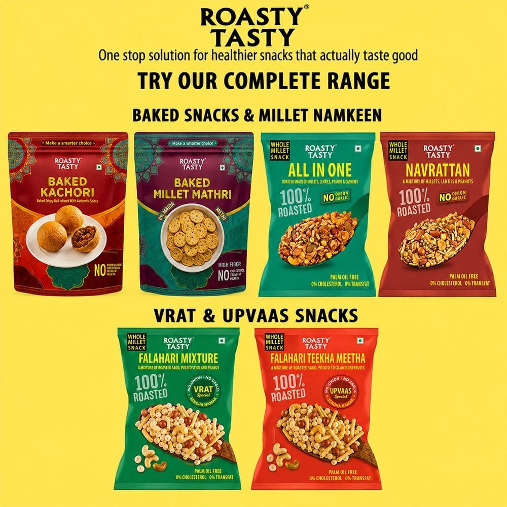 Roasty Tasty Khatta Meetha Roasted Millet Namkeen