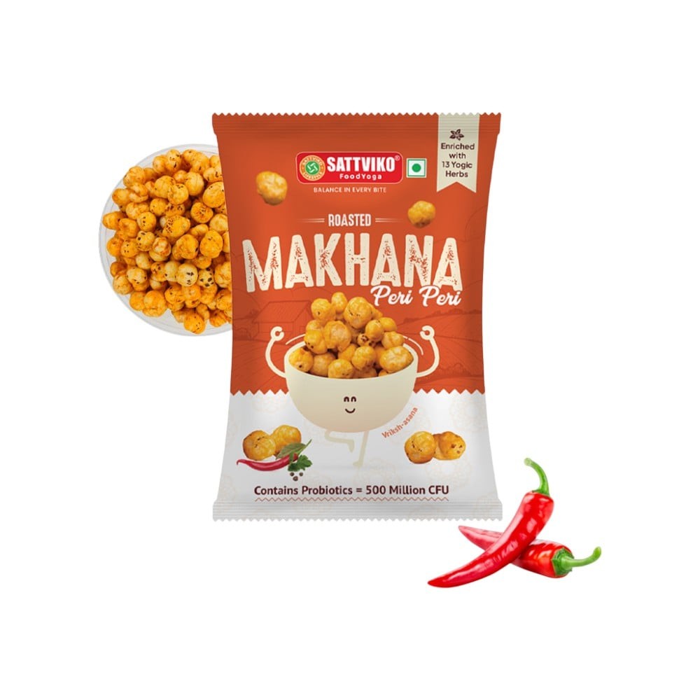 Sattviko Peri Peri Roasted Flavoured Makhana