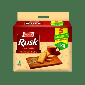 Parle Premium Real Elaichi Rusk