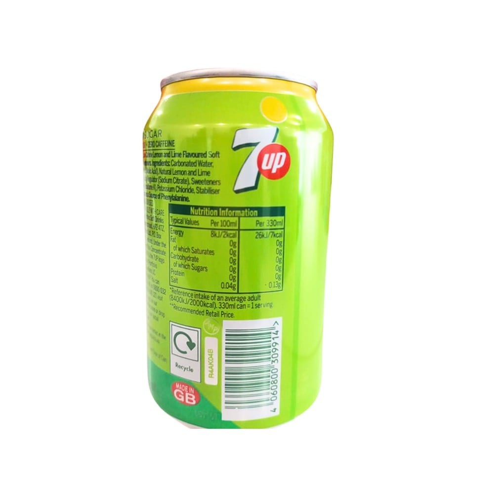 7UP Zero Sugar Soft Drink