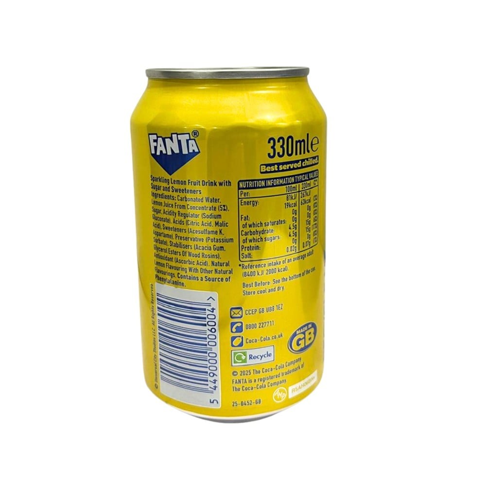 Fanta Lemon Flavour Soft Drink