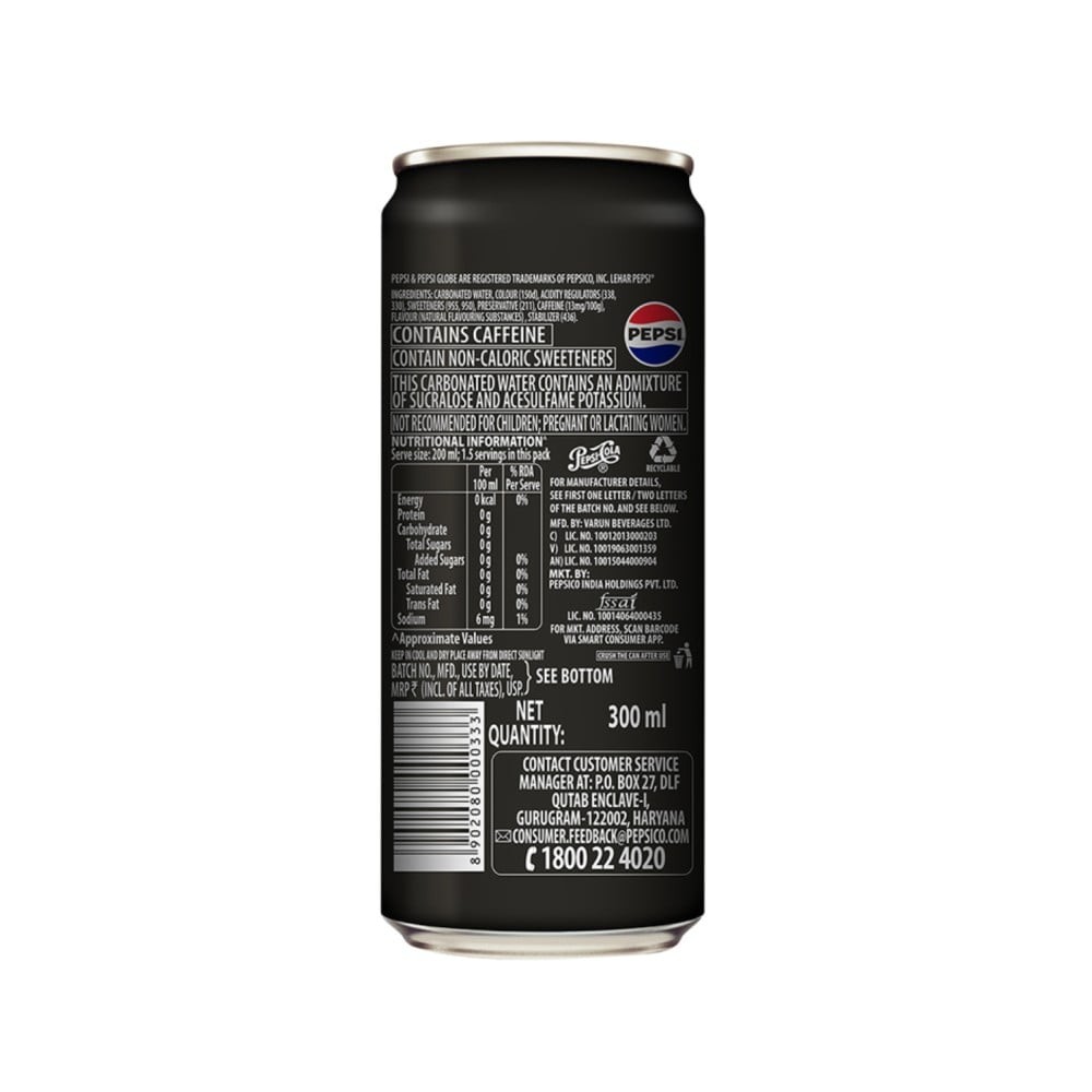Pepsi Zero Sugar Soft Drink