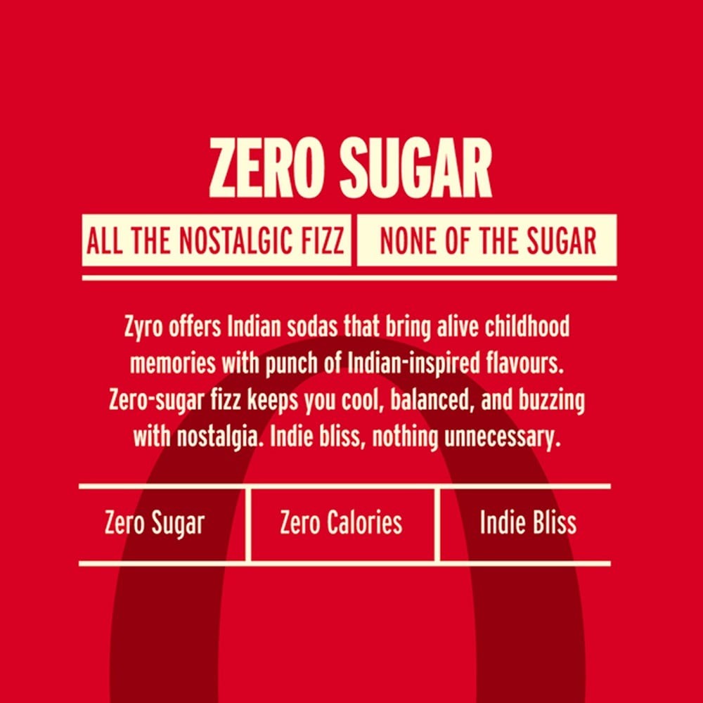 Zyro by Karan Aujla Zero Sugar Masala Cola Soft Drink